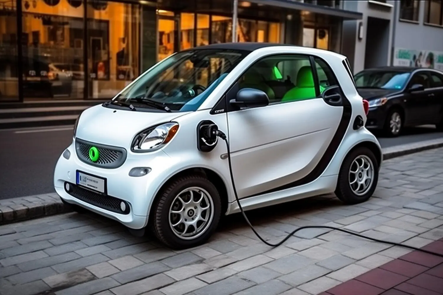 Small electric car that can be used by restaurants for deliveries