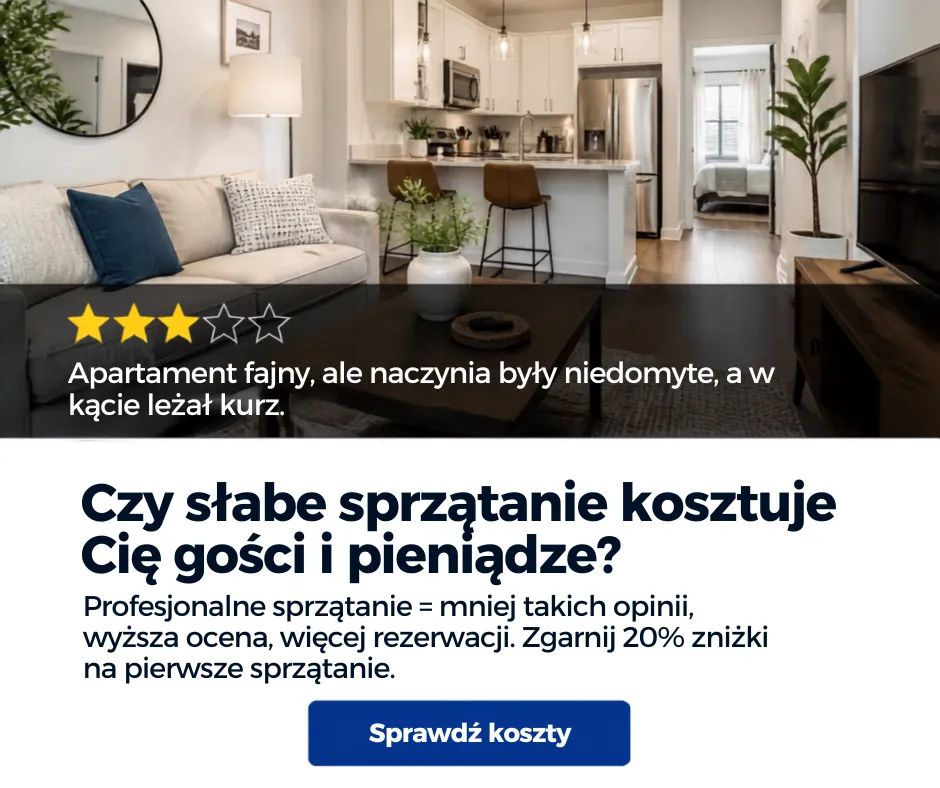 przykładowa reklam na usług sprzątających