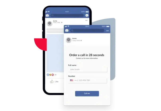 facebook ads form