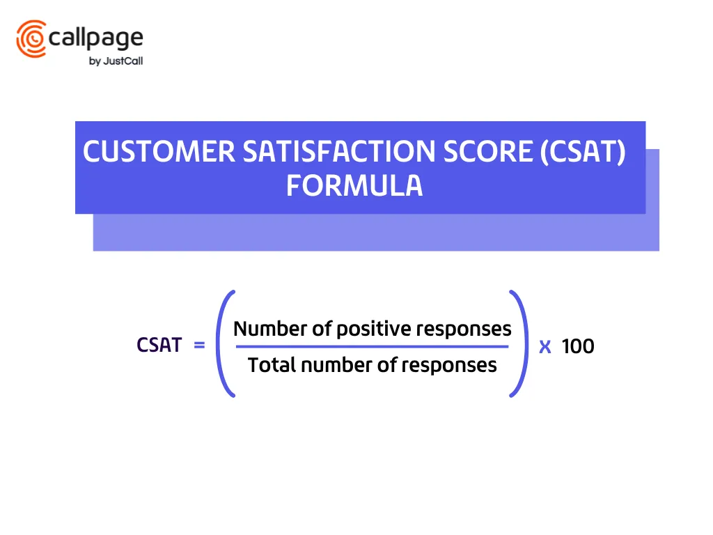 How to calculate the CSAT?